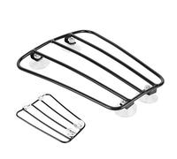 Keenso Support de Réservoir de Carburant de Moto, Support de Bagage Universel, étagère de de Style Rétro, à Ventouse pour Surface de Réservoir Lisse de Moto (Un (Noir))