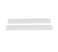 Keenso Support de Stockage D'appâts de Pêche 2 Pièces, Conception de Crochet Pratique de Construction ABS pour Bateau Rapide de Yacht, avec Installation Facile pour Le Stockage organisé (White)