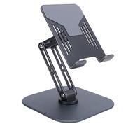Keenso Support de Tablette pour Bureau, Porte-Support de Téléphone Portable à 360 ° en Rotation pour Le Bureau (Grey)