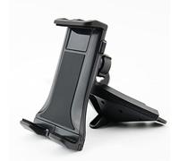 Keenso Support de Téléphone CD pour Voiture, Rotation à 360 Degrés, Matériau de Colle Souple ABS, Support de Voiture avec Structure à Boucle pour Téléphones et Tablettes iOS