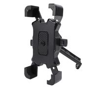 Keenso Support de Téléphone de Moto sécurisé à l'épreuve des Chocs, Support de Téléphone à Guidon Rotatif Réglable, Système à Un Bouton, Conception Non Obstructive, s'adapte à 0,8 à 1,2 ' (Black)