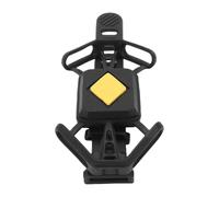 Keenso Support de Téléphone de Vélo, Support de Guidon en Silicone pour Téléphones de 4,7 à 7,2 Pouces avec Dégagement Rapide pour Vélos de Route, VTT, Scooters électriques (Black)