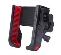 Keenso Support de Téléphone de Vélo, Support de Téléphone Universel Rotatif avec Coussinet Absorbant Les Chocs en EVA pour Guidon de 15 à 28 Mm, Idéal pour Les Motos et Les Vélos