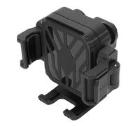 Keenso Support de Téléphone de Vélo, Technologie d'absorption des Chocs, Rotation à 360 ° pour Smartphones de 5,7 à 7,2 Pouces, Support de Rétroviseur de Moto pour Motards (Black)