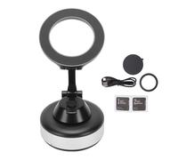 Keenso Support de Téléphone Magnétique, Support de Téléphone Magnétique Puissant pour Pare-Brise en Verre de Voiture (Silver)