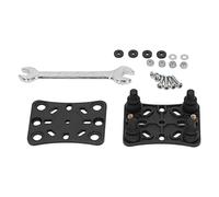 Keenso Support de téléphone portable en acier inoxydable et nylon et silicone - Réduit les vibrations et les chocs - Pour motocyclistes ATV UTV