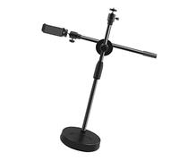 Keenso Support de Téléphone Portable Rétractable Multifonction, pour Diffusion en Direct, Base Stable Réglable pour Nail Art, Photographie ABS (Porte-gobelet Base Support de téléphone)