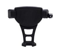 Keenso Support de Téléphone pour Moto, Support de Perche décalé avec Rembourrage en Caoutchouc Souple pour Gold Wing GL1800 2018 2024, Convient aux Téléphones de 4.5 Pouces de Large (Black)