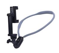 Keenso Support de Téléphone Réglable et Stable pour Un Enregistrement Parfait en Extérieur, Support de Téléphone Portable POV pour Vloggers, de Selfie pour Cyclistes, Silicone + PC