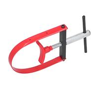 Keenso Support de Volant D'inertie Réglable, Outil de Poulie d'embrayage Universel pour Réparation de Moto ATV, avec Sangle et Pied Trempés en Vinyle pour Une Meilleure Adhérence,