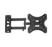 Keenso Support Mural Pivotant pour TV, Support en Acier Noir, Pliable, de Moniteur TV à Forte Charge pour Téléviseurs 14 à 42 Pouces