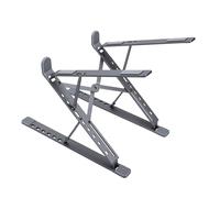 Keenso Support pour Ordinateur Portable Pliable en Alliage d'aluminium, Réglable 11,42 X 7,87 Pouces, Conception en Silicone Antidérapant ventilé pour Les Utilisateurs de Bureau, de Bureau, de