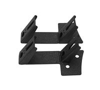 Keenso Supports D'éclairage de Pare-brise à Double Pilier A, Remplacement en Acier au Carbone pour JK 2DR 4DR 2007 2017, avec Réglage Horizontal et Vertical pour Phares de Travail LED
