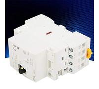 Keenso sur Rail DIN optimisé de L'espace - Contacteur 4p 25a AC avec Contrôle Manuel pour la Maison (4NO)