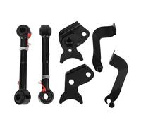 Keenso Système de Déconnexion Plus Rapide de la Barre Stabilisatrice Avant, Remplacement Réglable avec Construction en Acier allié pour JL JLU 2018 2024, Améliore L'articulation de la