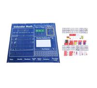 Keenso Tableau de Poche pour Salle de Classe, Calendrier de Mathématiques Préscolaire, Multifonctionnel, Indispensable pour L'école à la Maison