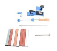 Keenso Taille-crayon Professionnel, Affûtage à 15 Degrés (Ensemble C) | Conception à serrage rapide, Outil d\'affûtage efficace, Joints en silicone, Aluminium 6061, Utilisation en cuisine
