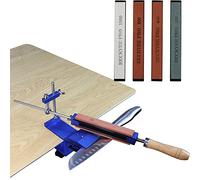 Keenso Taille-crayon Professionnel, Affûtage à 15 Degrés (Set A) | Conception à serrage rapide, Outil d\'affûtage efficace, Joints en silicone, Aluminium 6061, Utilisation en cuisine