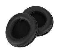 Keenso Tampons D'oreille de Remplacement de Mousse Douce de 95 Mm pour les Casques, Couvercle de Coussin de Blocage du Bruit pour Tout le Monde, Paire de Coton Noir 1