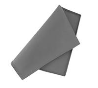 Keenso Tapis de Cuisson en Silicone Robuste pour Barbecue, pour Garder la Plaque Propre et Prête à l'emploi (17po Gris)