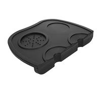 Keenso Tapis de Falsification de café en Silicone de qualité Alimentaire, Support de café Antidérapant pour une Fabrication Facile D'ustensiles de Cuisine, Noir (BLACK)
