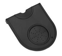 Keenso Tapis de Falsification de café en Silicone de qualité Alimentaire, Support de café Antidérapant pour une Fabrication Facile D'ustensiles de Cuisine, Noir (noir petit)