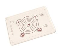 Keenso Tapis de pâtisserie en silicone antidérapant, épais, durable, pour la cuisson de pizzas, 68 x 40 cm, tapis de comptoir de cuisine à la maison