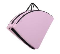 Keenso Tapis de sécurité pour Pole Dance, Coussin de sécurité Portable Rond Rose avec Poignée pour Entraînement de Gymnastique à Domicile