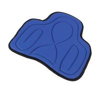 Keenso Tapis de Selle de Cheval, Tapis de Selle épais en Cuir PU de qualité Supérieure Absorbant Les Chocs pour Une équitation Confortable (Blue)
