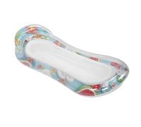 Keenso Tapis Flottant Gonflable pour Piscine, Motif imprimé Pastèque en PVC épais avec Fond en et Appui-tête, Grands Flotteurs de Piscine 160 X 85 X 30 Cm pour Adultes, avec