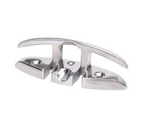 Keenso Taquets Pliants de Bateau de 5 Pouces en Acier Inoxydable 316 Taquet de Quai Rabattable Poli Miroir Taquet d'amarrage Pliant Robuste pour Yacht Hors-Bord Pont de Bateau de Pêche