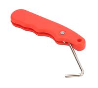 Keenso Tendeur de Dentelle de Patin, Outil de Patin à roulettes en Acier Inoxydable et en Plastique, Conception de Courbe, Extracteur de Dentelle de Chaussure Pliante