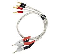 Keenso Test D'électronique à 4 Terminaux Blind Digital Bridge Test Blamp/Portez Terminal de Borne Basse Résistance/Câble de Support, Câble Rapide de Réaction 2PCS pour Diverses Tâches