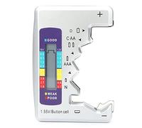 Keenso Testeur de Batterie, Outil de Mesure du Détecteur de capacité de Batterie Numérique pour les Batteries Carrées AA AA AAA 9V et Batteries Rechargeables