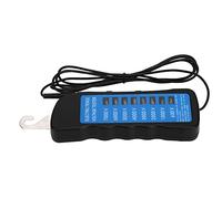 Keenso Testeur de Clôture électrique Multi-lumière Portable, Détection de Tension Durable pour les Agriculteurs ABS