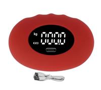 Keenso Testeur de Force de Préhension, Dynamomètre électronique Rechargeable avec Poignée en Silicone, capacité de 180 Kg, Entraîneur Ergonomique pour Athlètes de Fitness et Rééducation de la Main