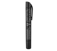 Keenso Testeur de Liquide de Frein, Testeur de Liquide de Frein NuméRique Noir Stylo de Contrôle de la Qualité de l'huile avec 5 LumièRes LED pour DOT3/DOT4/DOT5