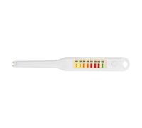 Keenso Testeur de salinité électronique de Type Stylo pour Test de Concentration de salinité des Légumes et de la Soupe, Panneau D'affichage LED pour Utilisation en Cuisine, Couleur Blanche pour les