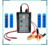 KEENSO testeur d'injecteur de carburant 12 V Testeur d'injecteur de carburant universel et kit d'outils de moto anti-fumee Bleu