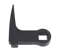 Keenso Tête d'adaptateur à clé à Barres Compacte et Pratique, Pli à 90 Degrés Multipoluble, Tête Martessable pour Réparation Serrée, Fixation de Barre de Purge à Cliquet Polyvalente, Outil de