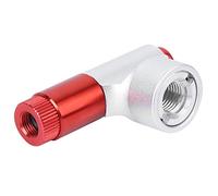 Keenso Tête de Gonfleur de Pneu en Alliage d'aluminium à Bouche Gonflable CO2 5,3 X 1,4 X 2 Cm Mini Outil de Gonflage de Vélo Un Bouton pour Les Balades en Vélo de Montagne à Valve Presta