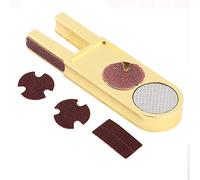 Keenso Tondeuse de Pointe de Queue, Outil d'entretien pour Queue de Billard Accessoire Multifonctionnel en Acier en Forme de U pour Outil de Réparation de Pointe de Queue