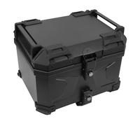 Keenso Top Case de Moto 45L, Rangement Universel de de Coffre de Boîte de Queue de Moto en ABS avec Verrou de Sécurité et Coussin Arrière, pour Bagages de Casque