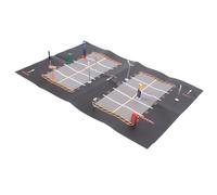 Keenso Traffic Road Model Toy, Street Road Signs Playset pour Les Enfants Jouant (Style Anglais a)