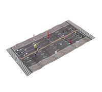 Keenso Traffic Road Model Toy, Street Road Signs Playset pour Les Enfants Jouant (Style Anglais b)