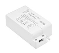 Keenso Transformateur de Pilote LED 24 V 15 W, Alimentation AC 100-240 V à DC 24 0,625 A pour Vitrine d'armoire MR16.