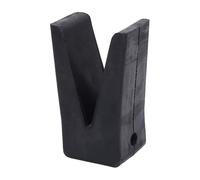 Keenso Transom Saver, Bloc en V en Caoutchouc avec Trou de 0,36 Pouce pour Protecteur de Bateau à Cadre en Y Marin Tracker