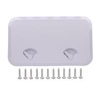 Keenso Trappe de Pont de Bateau, Rectangle 24x14 Pouces, Ouverture à 180° (White)