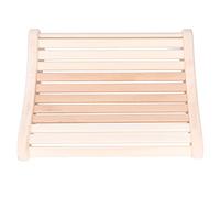 Keenso Traversin de Dos en Bois, Oreiller de Sauna Ergonomique Pratique pour Soulager la Douleur et Améliorer L'expérience de Sommeil - Salle de Sauna