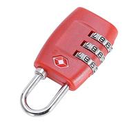Keenso TSA Cadenas à Bagages avec Code à 3 Chiffres, 1,2x2,5 Pouces | Cadenas en alliage de Zinc, trou de serrure des douanes, sécurité de voyage sans asier de valise à dos, accessoire de